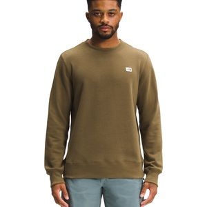 'The North Face' Men's Heritage Patch Crew Sweatshirt - Military Olive